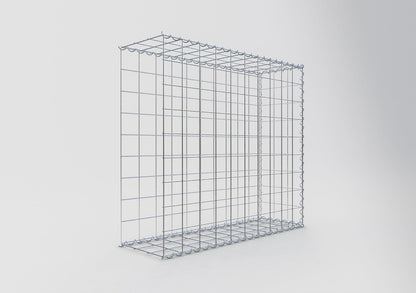 Gabion rapporté type 2 100 cm x 90 cm x 30 cm (L x H x P), mailles 10 cm x 10 cm, spirale