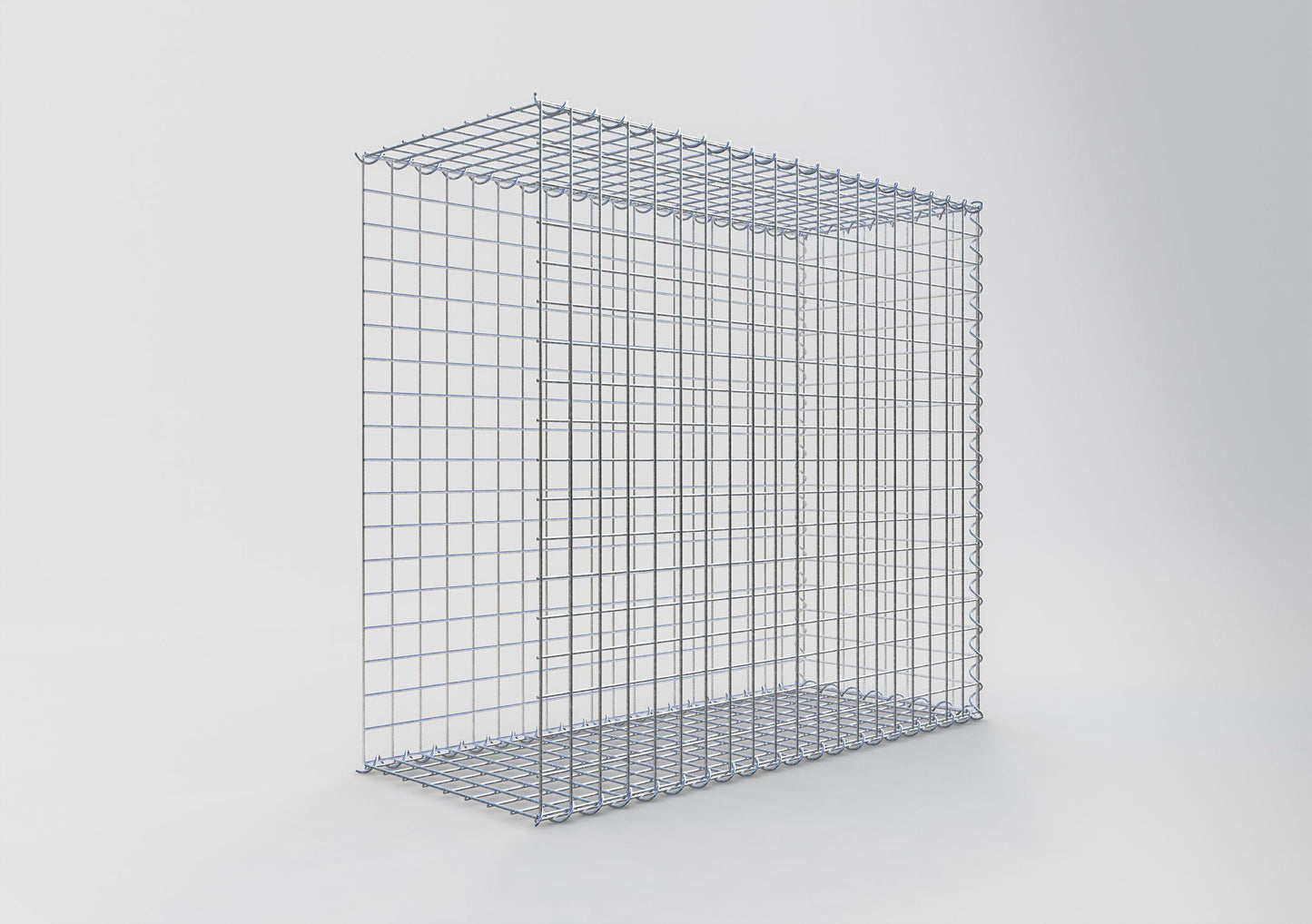 Gabbione aggiuntivo tipo 2 100 cm x 90 cm x 40 cm (L x H x P), maglia 5 cm x 5 cm, a spirale