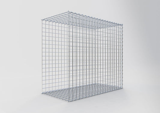 Gabion rapporté type 2 100 cm x 90 cm x 50 cm (L x H x P), mailles 5 cm x 5 cm, spirale