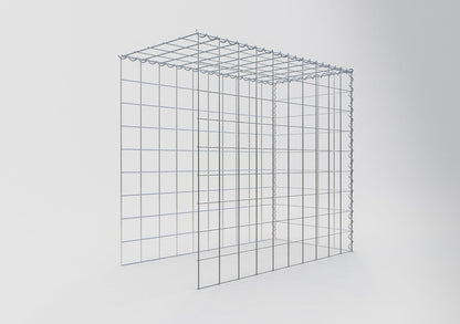 Gabião tipo 4 100 cm x 90 cm x 50 cm (C x A x P), malhagem 10 cm x 10 cm, espiral