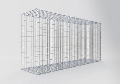 Opvokset gabion type 2 200 cm x 100 cm x 50 cm (L x H x D), maskestørrelse 5 cm x 10 cm, spiral