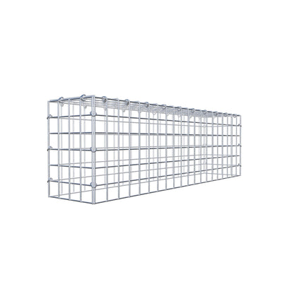 Anbaugabione Typ 3 100 cm x 30 cm x 20 cm (L x H x T), Maschenweite 5 cm x 5 cm, C-Ring