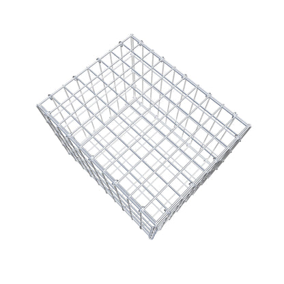 Gabion 50 cm x 40 cm x 40 cm (L x H x D), maskestørrelse 5 cm x 10 cm, C-ring