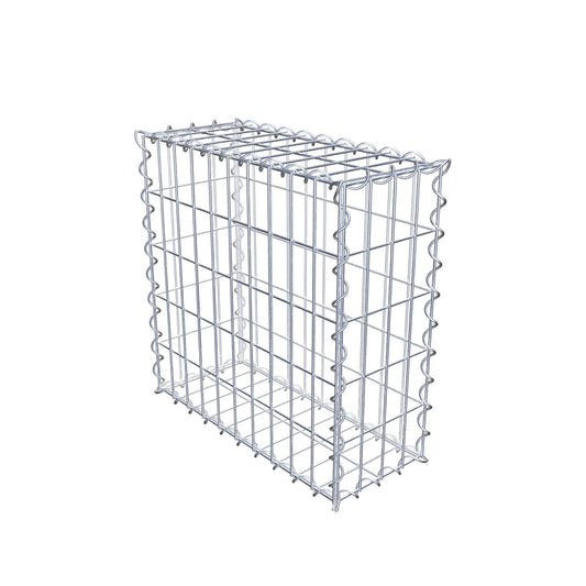 Gabion 50 cm x 50 cm x 20 cm (L x H x D), mesh size 5 cm x 10 cm, spiral