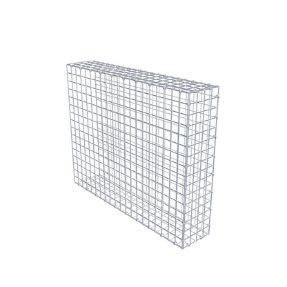 Anbaugabione Typ 2 100 cm x 80 cm x 20 cm (L x H x T), Maschenweite 5 cm x 5 cm, C-Ring