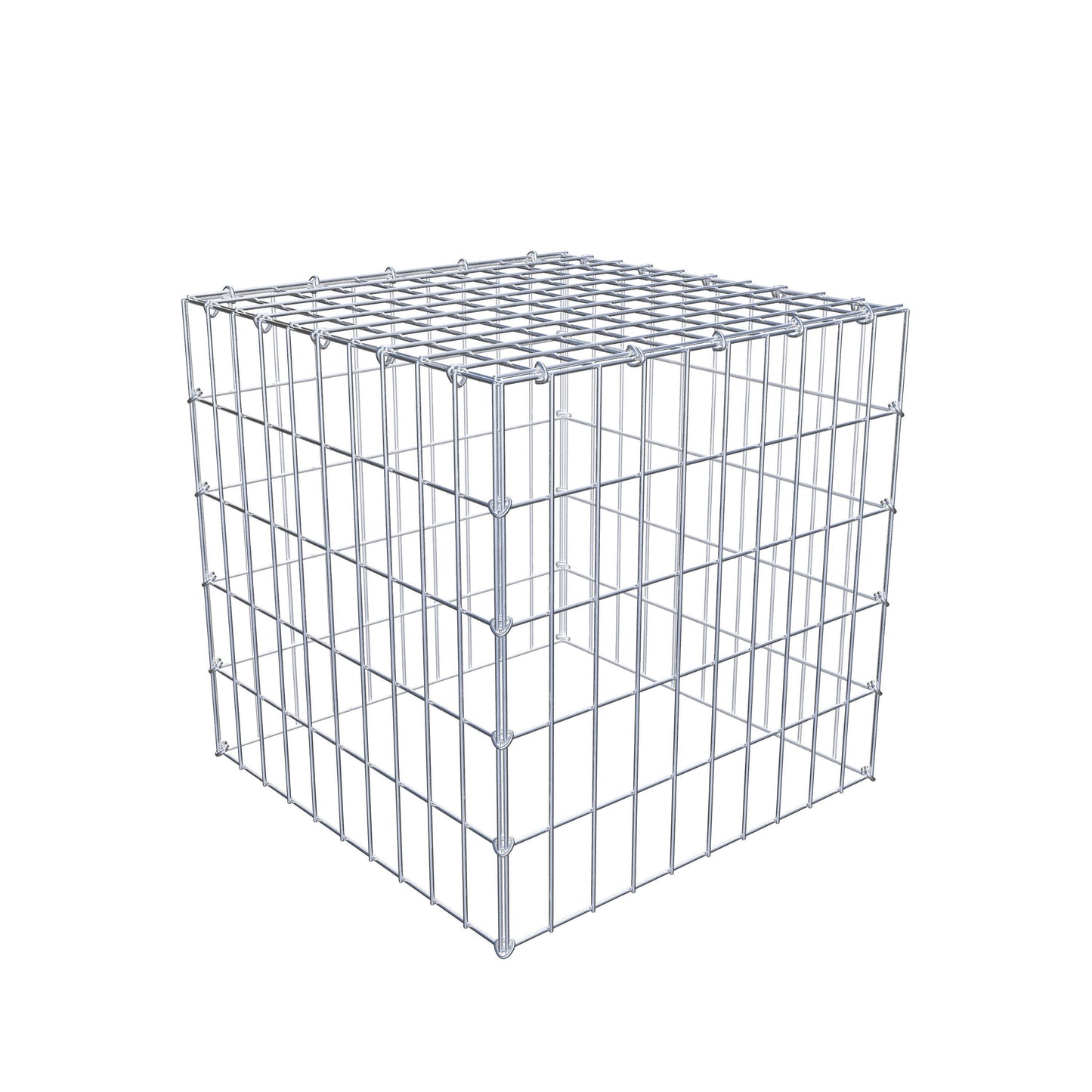 Gabião tipo 3 50 cm x 50 cm x 50 cm (C x A x P), malhagem 5 cm x 10 cm, anel C