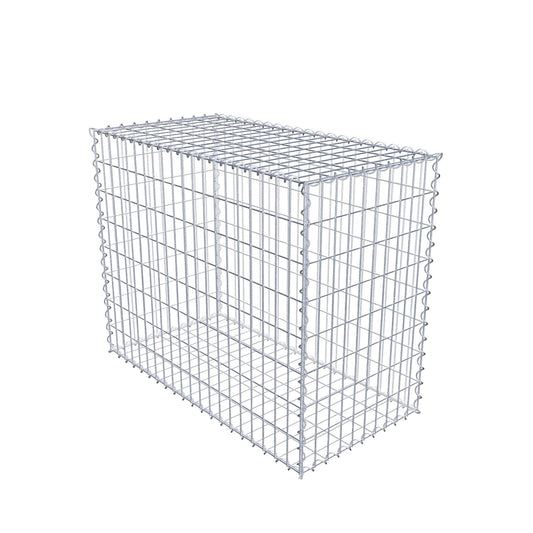 Schanskorf 100 cm x 80 cm x 50 cm (L x H x D), maaswijdte 5 cm x 10 cm, spiraalvormig