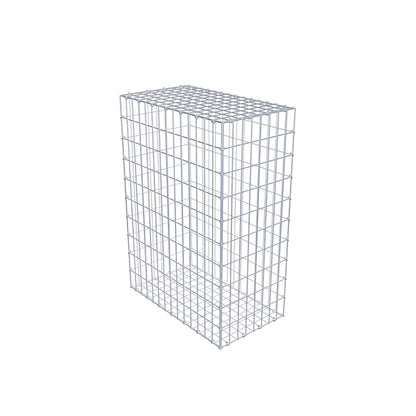 Gavión 100 cm x 70 cm x 40 cm (L x A x P), luz de malla 5 cm x 10 cm, anillo en C
