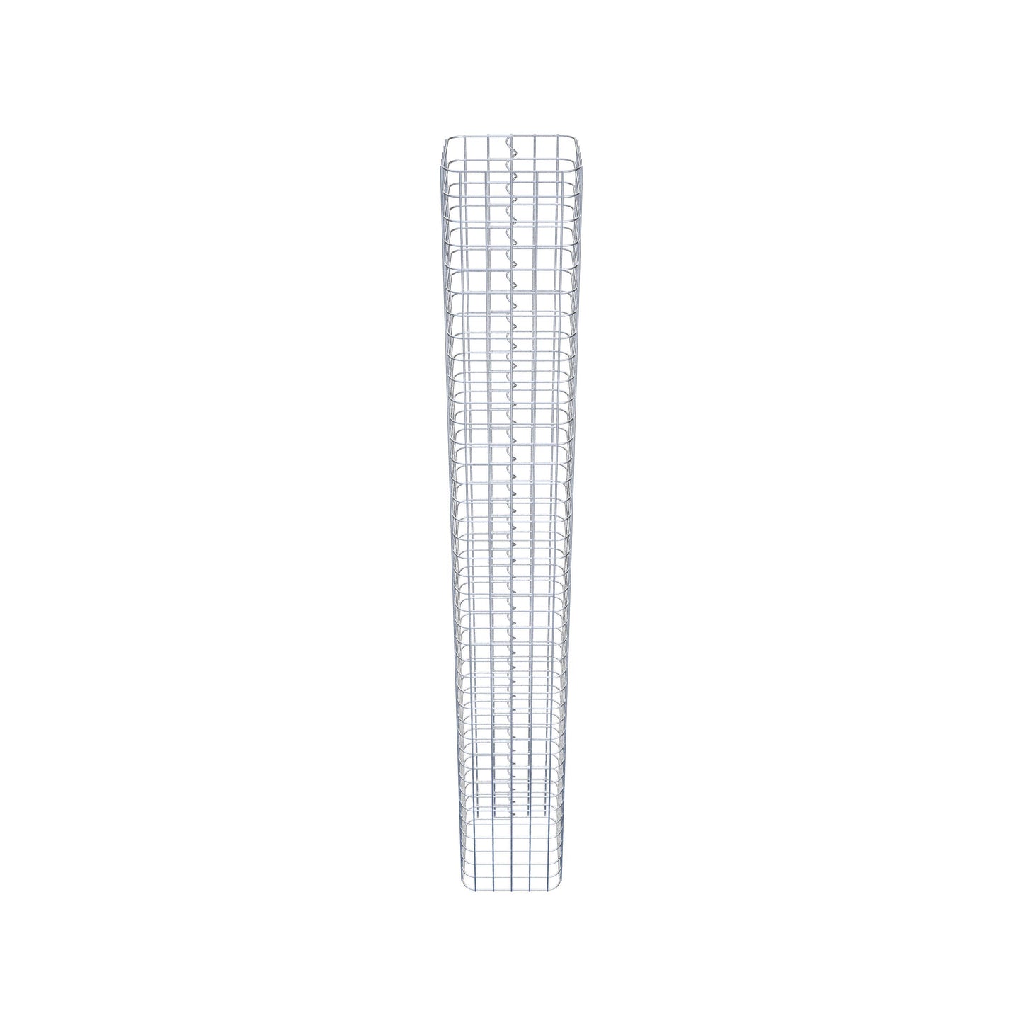 Gabionensäule eckig feuerverzinkt, 27 cm x 27 cm, 200 cm Höhe, MW 5 cm x 5 cm