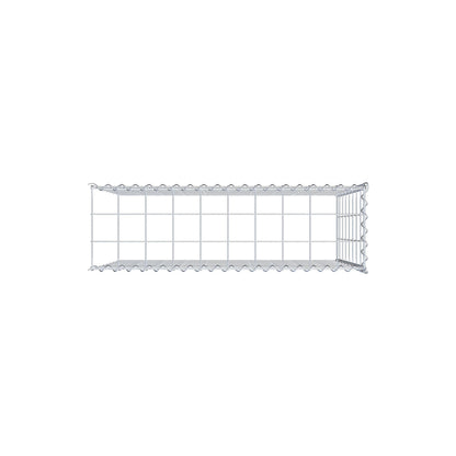 Gabião Tipo 4 100 cm x 80 cm x 30 cm (C x A x P), malhagem 10 cm x 10 cm, espiral