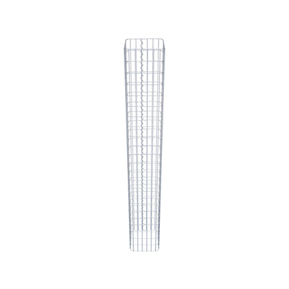 Gabionsøjle firkantet 32 ​​cm x 32 cm, 230 cm højde, MW 5 cm x 10 cm