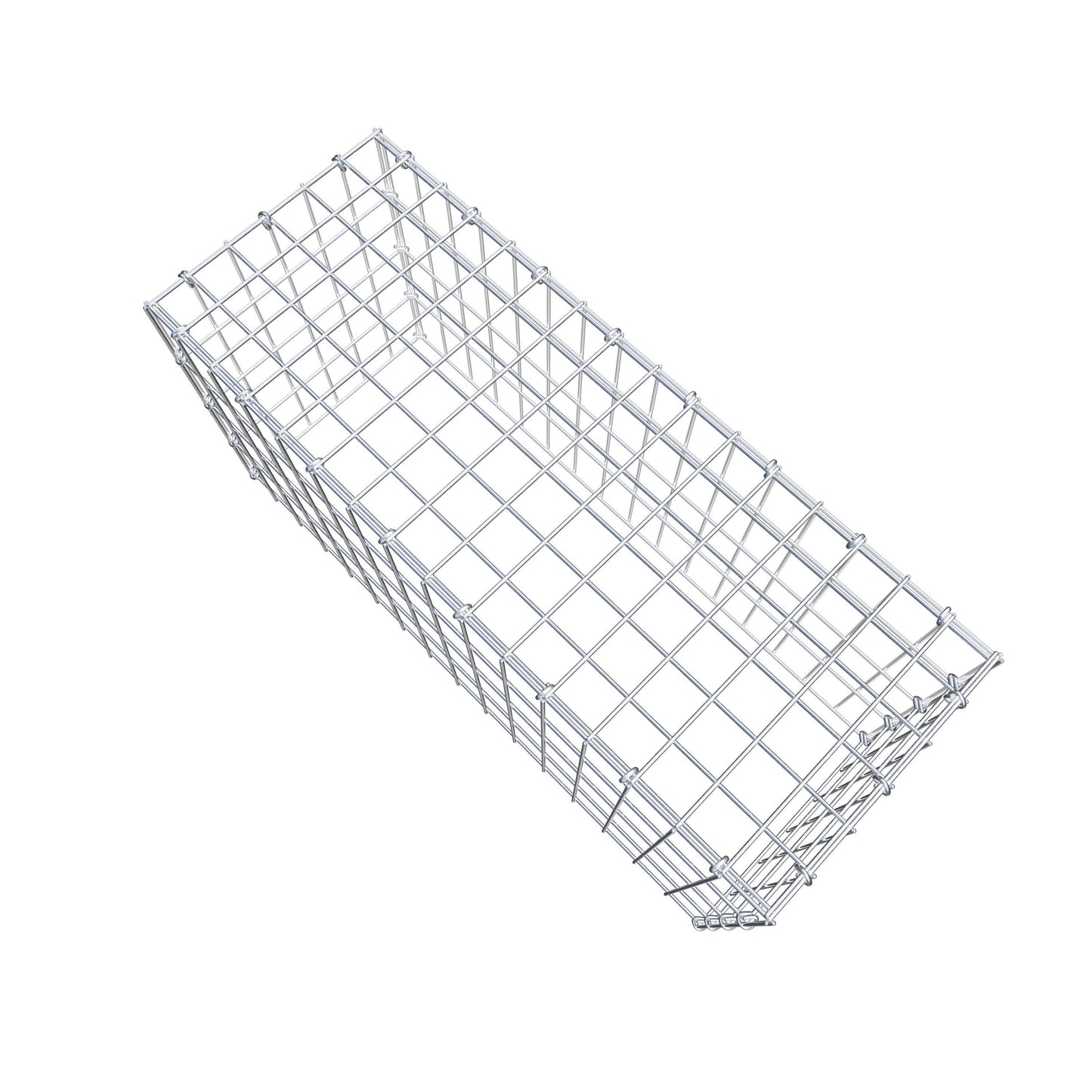 Gabião Tipo 3 80 cm x 40 cm x 30 cm (C x A x P), malhagem 5 cm x 10 cm, anel C