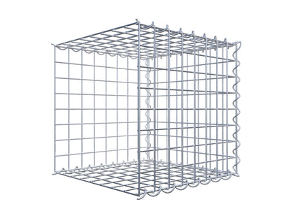 Gabion rapporté type 2 40 cm x 40 cm x 40 cm (L x H x P), mailles 5 cm x 5 cm, spirale
