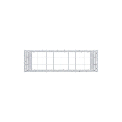Gabion 100 cm x 70 cm x 30 cm (L x H x P), mailles 10 cm x 10 cm, anneau en C