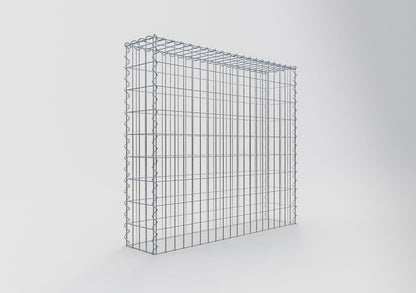 Anbaugabione Typ 3 100 cm x 90 cm x 20 cm (L x H x T), Maschenweite 5 cm x 10 cm, Spirale