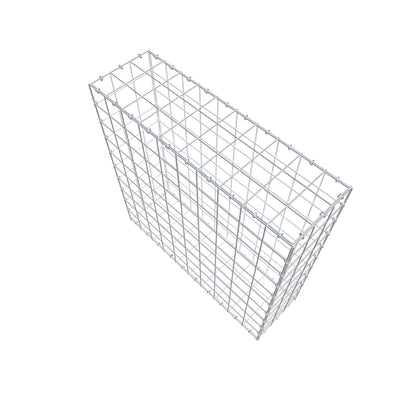 Gabion 100 cm x 100 cm x 30 cm (L x H x P), mailles 10 cm x 10 cm, anneau en C