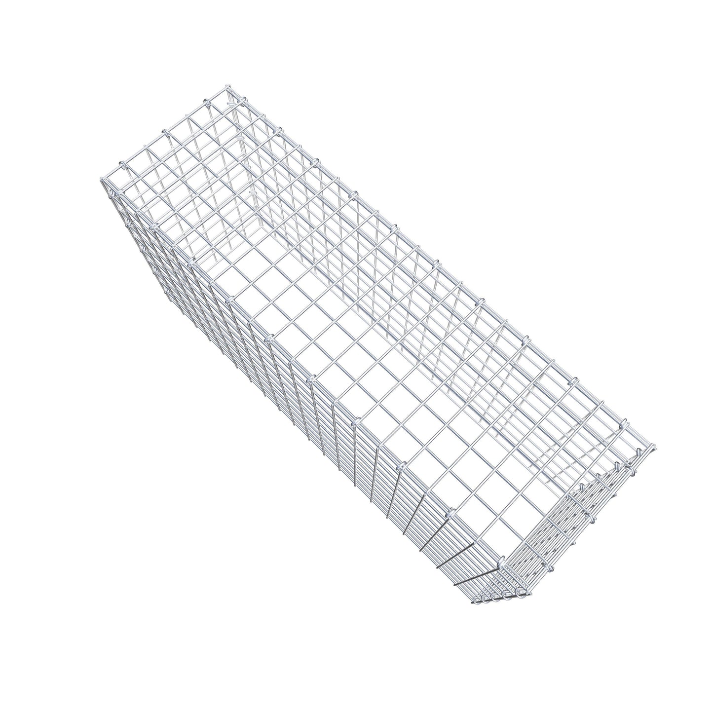 Fourche rapportée type 3 100 cm x 50 cm x 30 cm (L x H x P), mailles 5 cm x 5 cm, anneau en C