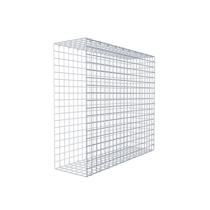 Gabbione aggiuntivo di tipo 2 100 cm x 90 cm x 30 cm (L x H x P), maglia 5 cm x 5 cm, anello a C