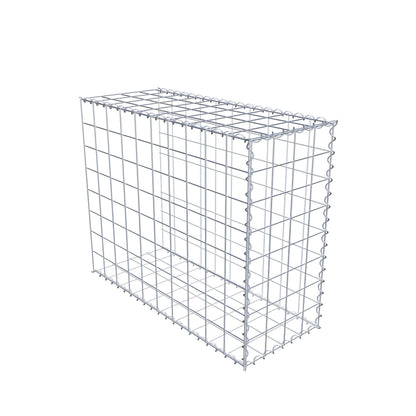 Anbaugabione Typ 2 100 cm x 80 cm x 40 cm (L x H x T), Maschenweite 10 cm x 10 cm, Spirale