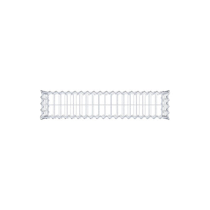 Gabion 100 cm x 30 cm x 20 cm (L x H x P), mailles 5 cm x 10 cm, spirale