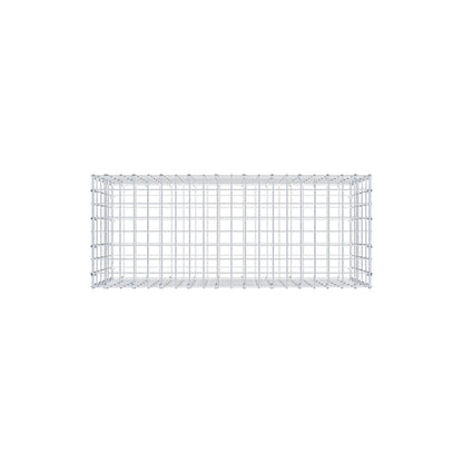 Gabione 100 cm x 50 cm x 40 cm (L x H x T), Maschenweite 5 cm x 10 cm, C-Ring