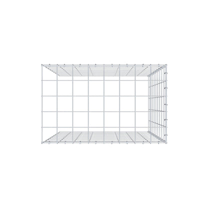 Anbaugabione Typ 4 100 cm x 80 cm x 50 cm (L x H x T), Maschenweite 10 cm x 10 cm, C-Ring