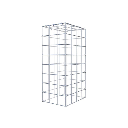 Anbaugabione Typ 3 80 cm x 40 cm x 30 cm (L x H x T), Maschenweite 10 cm x 10 cm, C-Ring