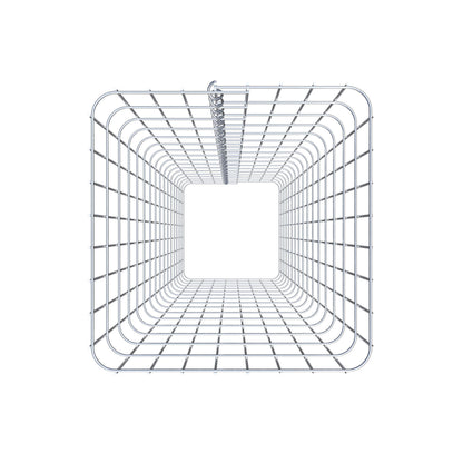 Colonne de gabion carrée 42 cm x 42 cm, 160 cm de hauteur, MW 5 cm x 10 cm