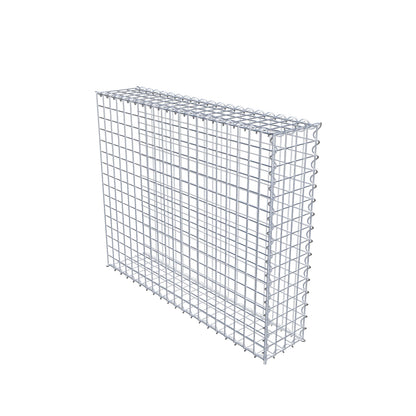 Gabbione aggiuntivo tipo 2 100 cm x 80 cm x 20 cm (L x H x P), dimensione maglia 5 cm x 5 cm, a spirale