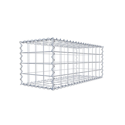 Gabion 100 cm x 40 cm x 40 cm (L x H x P), mailles 10 cm x 10 cm, spirale