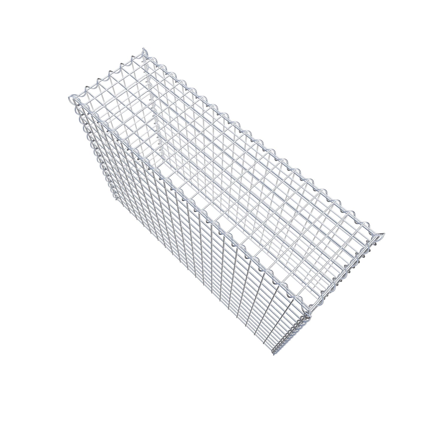 Anbaugabione Typ 3 100 cm x 70 cm x 30 cm (L x H x T), Maschenweite 5 cm x 5 cm, Spirale