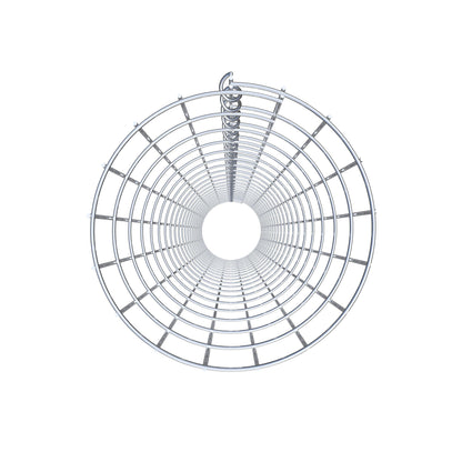 Rund gabionsøjle, varmgalvaniseret, 27 cm diameter, 200 cm højde, MW 5 cm x 10 cm