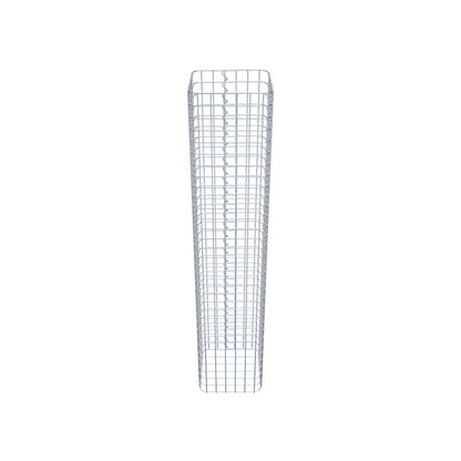 Gabionsøjle firkantet 32 ​​cm x 32 cm, 160 cm højde, MW 5 cm x 5 cm