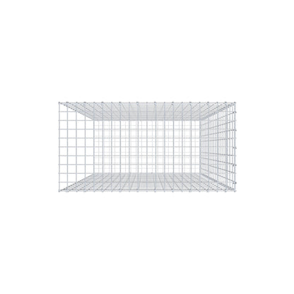 Extra gabion typ 2 200 cm x 100 cm x 50 cm, maskstorlek 5 cm x 10 cm, C-ring