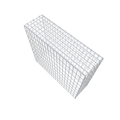 Gabião Tipo 3 100 cm x 90 cm x 30 cm (C x A x P), malhagem 5 cm x 10 cm, anel C