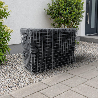 Gabion 100 cm x 70 cm x 40 cm (L x H x D), maskestørrelse 5 cm x 5 cm, spiral