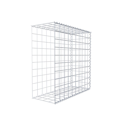 Gabbione aggiuntivo tipo 2 100 cm x 100 cm x 40 cm (L x H x P), dimensione maglia 10 cm x 10 cm, a spirale