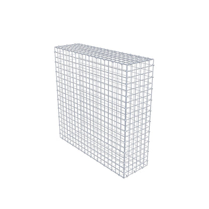 Gabion 100 cm x 100 cm x 30 cm (L x H x D), maskstorlek 5 x 5 cm, spiralring