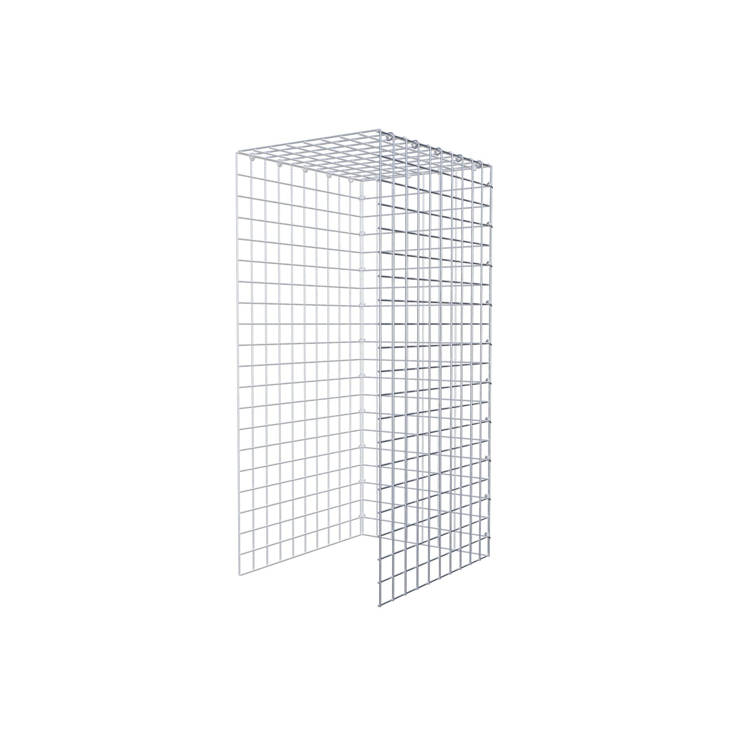 Gabião Tipo 4 100 cm x 50 cm x 40 cm (C x A x P), malhagem 5 cm x 5 cm, anel C