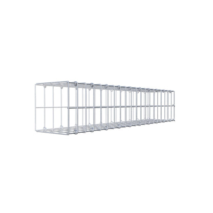 Gavión complementario tipo 2 100 cm x 20 cm x 20 cm, malla 5 cm x 10 cm, anillo en C