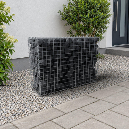 Gabione 100 cm x 70 cm x 30 cm (L x H x T), Maschenweite 5 cm x 5 cm, Spirale