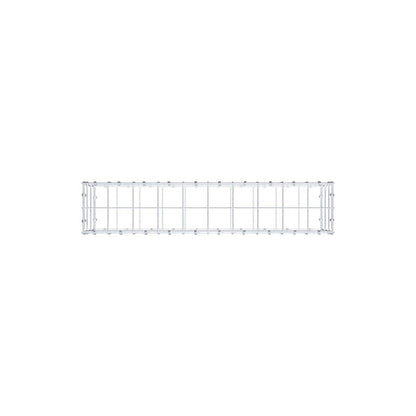 Gabbione 100 cm x 30 cm x 20 cm (L x H x P), maglia 10 x 10 cm, anello a spirale