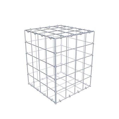 Gabbione 50 cm x 40 cm x 40 cm (L x H x P), maglia 10 cm x 10 cm, anello a C