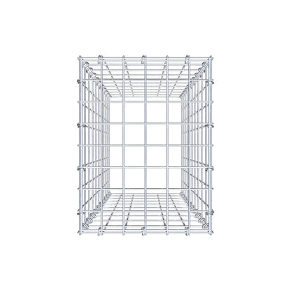 Gabião Tipo 3 100 cm x 30 cm x 40 cm (C x A x P), malhagem 5 cm x 10 cm, anel C