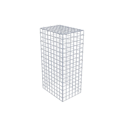 Anbaugabione Typ 3 80 cm x 40 cm x 30 cm (L x H x T), Maschenweite 5 cm x 5 cm, C-Ring