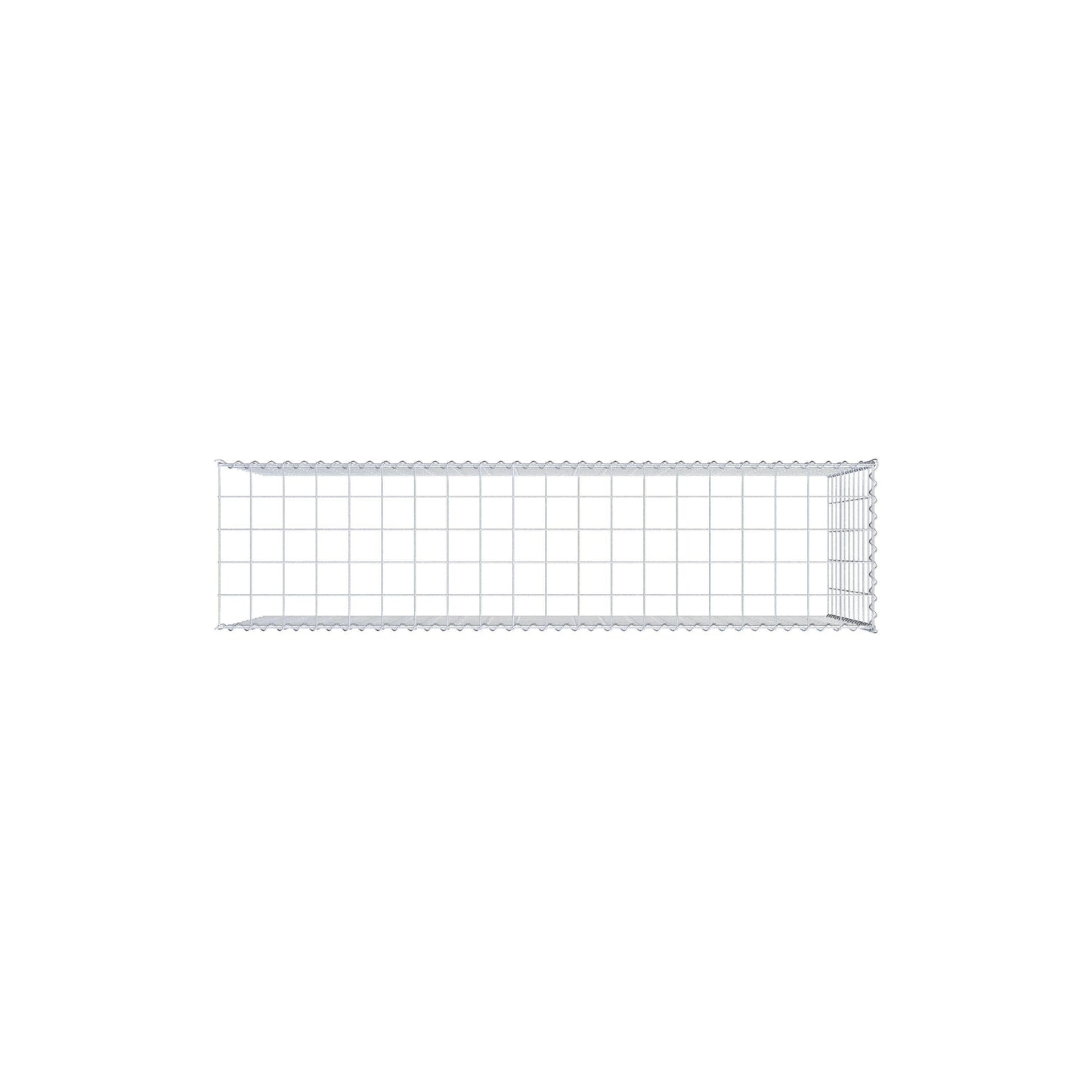 Anbaugabione Typ 4 200 cm x 100 cm x 50 cm (L x H x T), Maschenweite 10 cm x 10 cm, Spirale