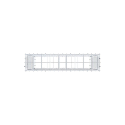 Gabião 100 cm x 90 cm x 20 cm (C x A x P), malhagem 10 cm x 10 cm, anel C