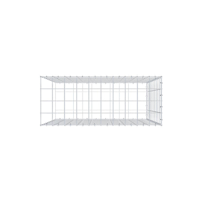 Anbaugabione Typ 2 100 cm x 100 cm x 40 cm (L x H x T), Maschenweite 10 cm x 10 cm, C-Ring