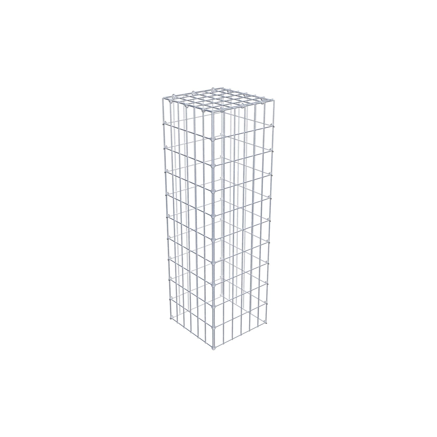 Gabião Tipo 3 100 cm x 30 cm x 30 cm (C x A x P), malhagem 5 cm x 10 cm, anel C