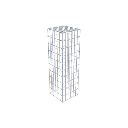 Gabião Tipo 3 100 cm x 30 cm x 30 cm (C x A x P), malhagem 5 cm x 10 cm, anel C